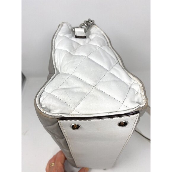 MICHAEL KORS Hamilton Quilt MD East West Satchel Tote Crossbody - Picture 7 of 9